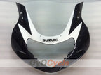 Kit de carénage à injection pour GSX R600 01-03 - Blanc, Noir - Style d'usine #OYO87901072