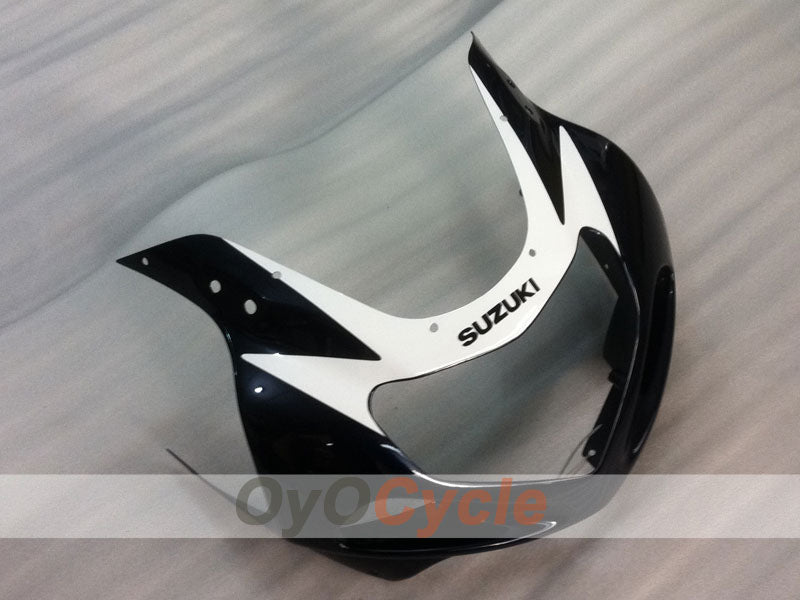 Kit de carénage à injection pour GSX R600 01-03 - Blanc, Noir - Style d'usine #OYO87901072