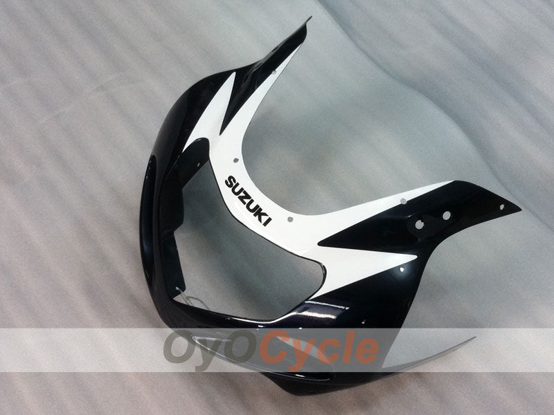 Kit de carénage à injection pour GSX R600 01-03 - Blanc, Noir - Style d'usine #OYO87901072