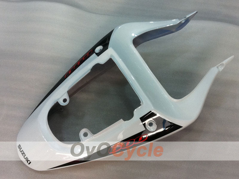 Kit de carénage à injection pour GSX R600 01-03 - Blanc, Noir - Style d'usine #OYO87901072