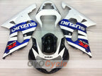 Kit de carénage à injection pour GSX R750 00-03 - Bleu, Blanc - Style d'usine #OYO87901073