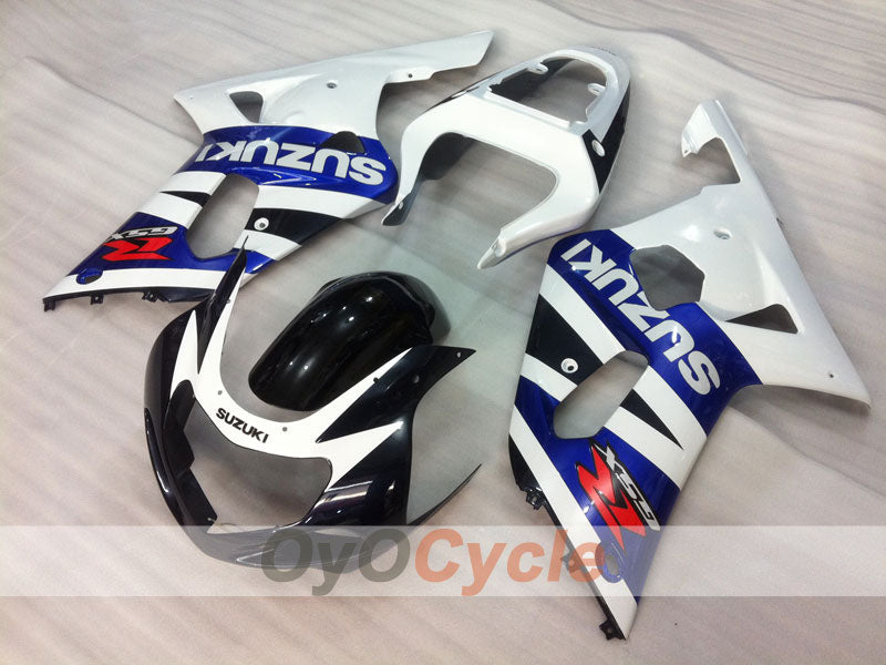 Kit de carénage à injection pour GSX R750 00-03 - Bleu, Blanc - Style d'usine #OYO87901073 Image secondaire du produit