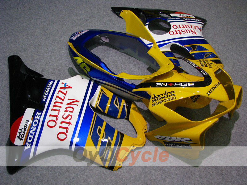 Kit de carénage à injection pour CBR600F4i 04-07 - Jaune, Bleu - MICHELIN, Nastro Azzurro #OYO87900204 Image principale du produit