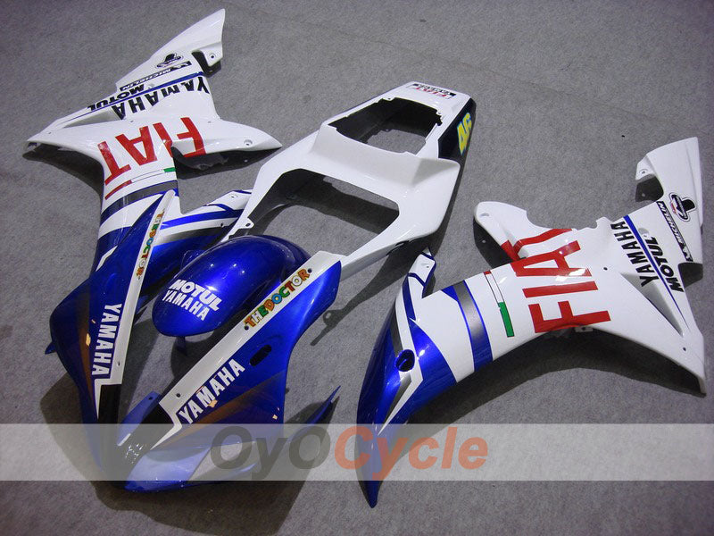 Kit de carénage à injection pour YZF-R1 02-03 - Bleu, blanc - FIAT, MOTUL #OYO87900792