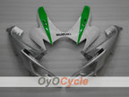 Kit de carénage à injection pour GSX R750 06-07 - Vert, Argent - Style d'origine #OYO87901311