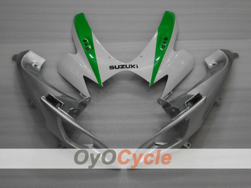 Kit de carénage à injection pour GSX R600 06-07 - Blanc, Argent - Style d'origine #OYO87901521