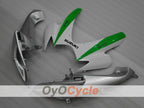 Kit de carénage à injection pour GSX R750 06-07 - Vert, Argent - Style d'origine #OYO87901311