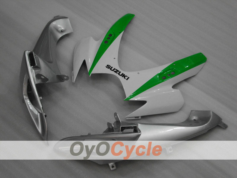 Kit de carénage à injection pour GSX R600 06-07 - Blanc, Argent - Style d'origine #OYO87901521