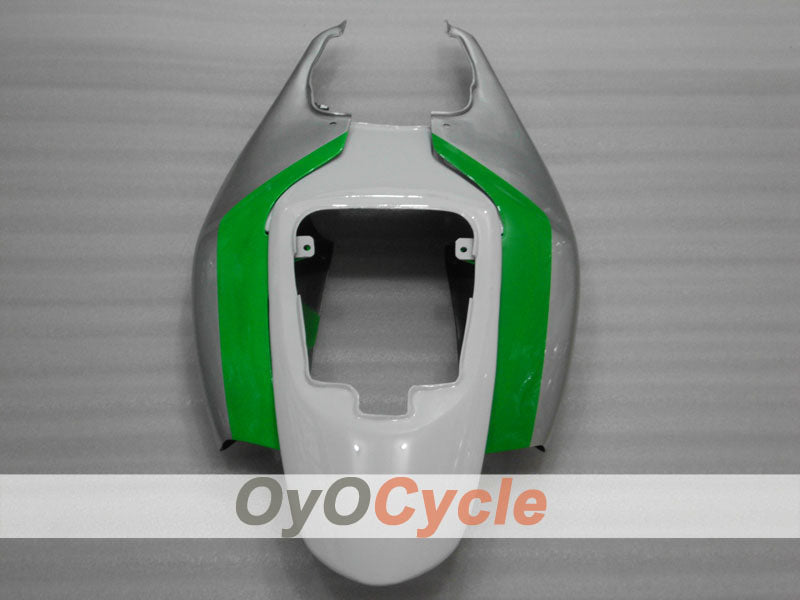 Kit de carénage à injection pour GSX R750 06-07 - Vert, Argent - Style d'origine #OYO87901311