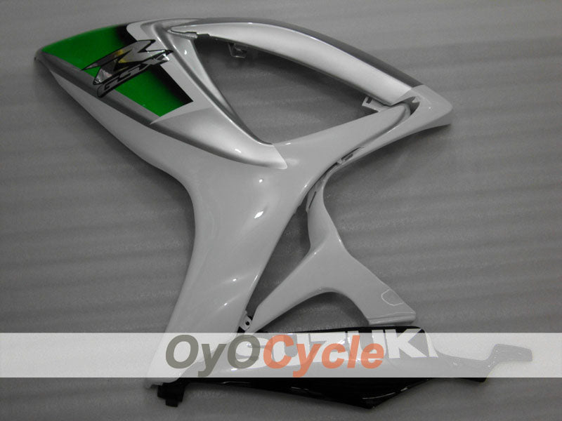 Kit de carénage à injection pour GSX R750 06-07 - Vert, Argent - Style d'origine #OYO87901311