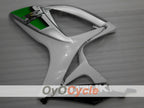 Kit de carénage à injection pour GSX R600 06-07 - Blanc, Argent - Style d'origine #OYO87901521