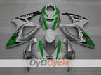 Kit de carénage à injection pour GSX R600 06-07 - Blanc, Argent - Style d'origine #OYO87901521