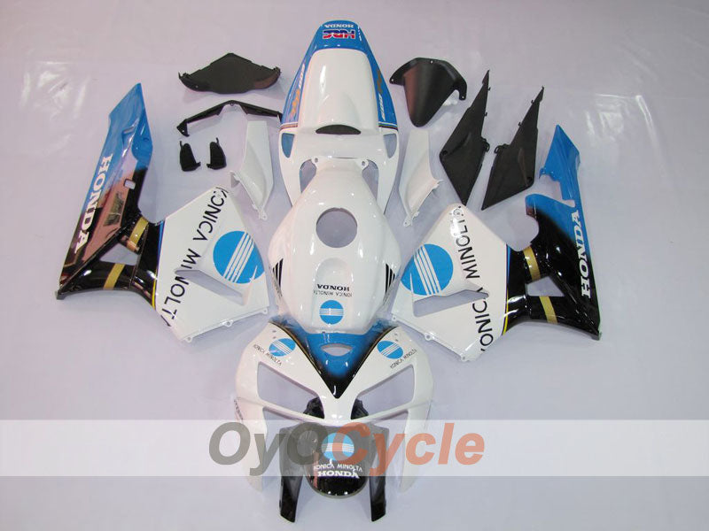 Kit de carénages injectés pour CBR600RR 05-06 - Bleu, blanc - Konica Minolta #OYO87900256 Image principale du produit