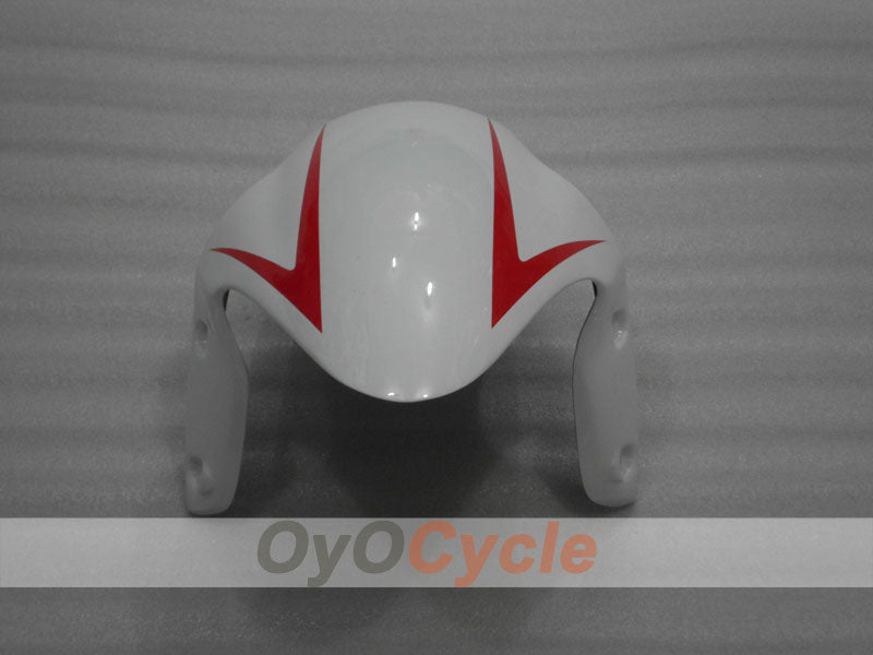 Kit de carénage à injection pour Triumph Daytona 675 06-08 - Rouge, Blanc - Style usine #OYO87903144