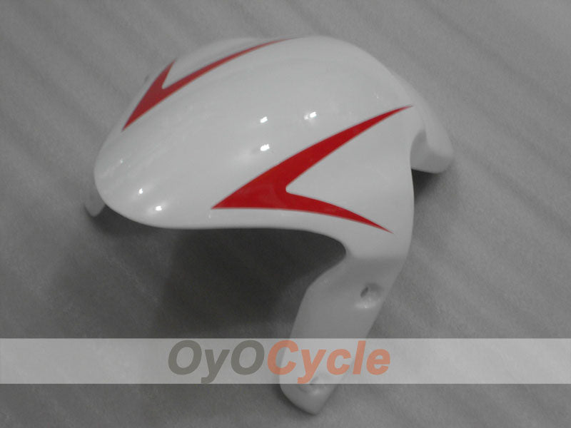 Kit de carénage à injection pour Triumph Daytona 675 06-08 - Rouge, Blanc - Style usine #OYO87903144