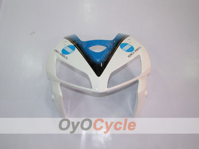 Kit de carénages injectés pour CBR600RR 05-06 - Bleu, blanc - Konica Minolta #OYO87900256