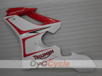 Kit de carénage à injection pour Triumph Daytona 675 06-08 - Rouge, Blanc - Style usine #OYO87903144