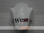 Kit de carénage à injection pour NINJA ZX-6R 94-97 - Blanc, noir - West #OYO87902996