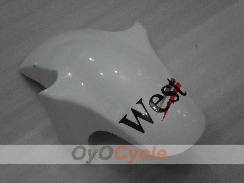 Kit de carénage à injection pour NINJA ZX-6R 94-97 - Blanc, noir - West #OYO87902996