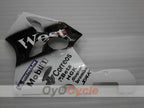 Kit de carénage à injection pour NINJA ZX-6R 94-97 - Blanc, noir - West #OYO87902996