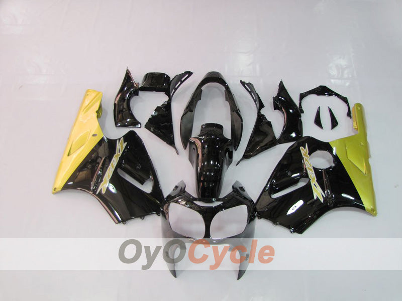 Kit de carénages à injection pour NINJA ZX-12R 00-01 - Noir, doré - Style d'origine #OYO87903071