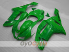 Kit de carénage à injection pour NINJA ZX-6R 07-08 - Vert - Flamme #OYO87901932