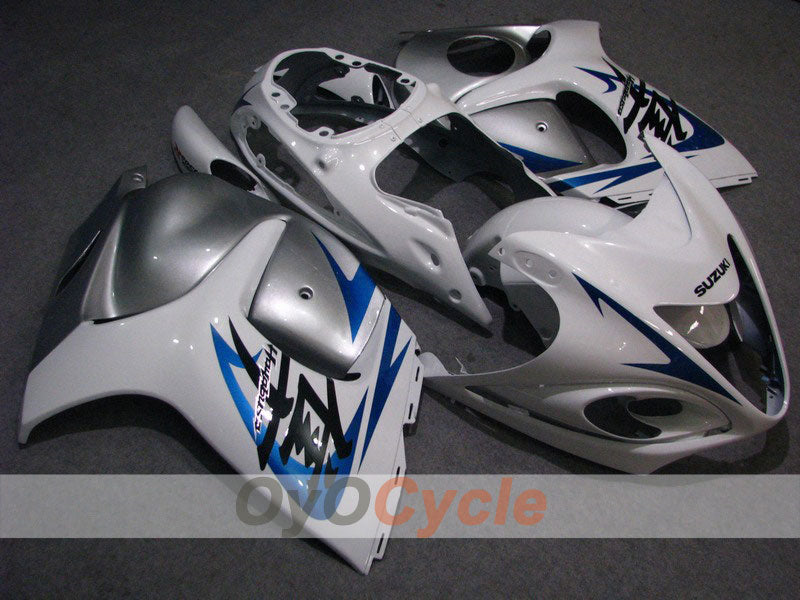 Kit de carénage à injection pour GSXR1300 Hayabusa 08-20 - Blanc, argenté - Style d'origine #OYO87902667 Image principale du produit