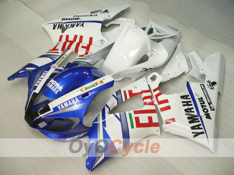 Kit de carénage à injection pour YZF-R1 98-99 - Bleu, Blanc - FIAT, MICHELIN, MOTUL #OYO87900738