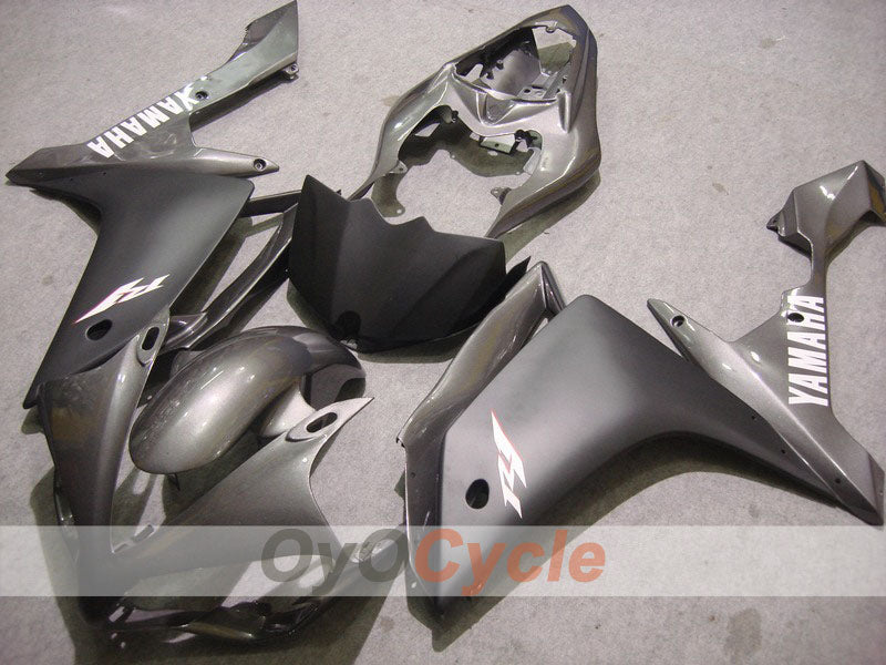 Kit de carénages à injection pour YZF-R1 07-08 - Noir, argent, mat - Style usine #OYO87900874