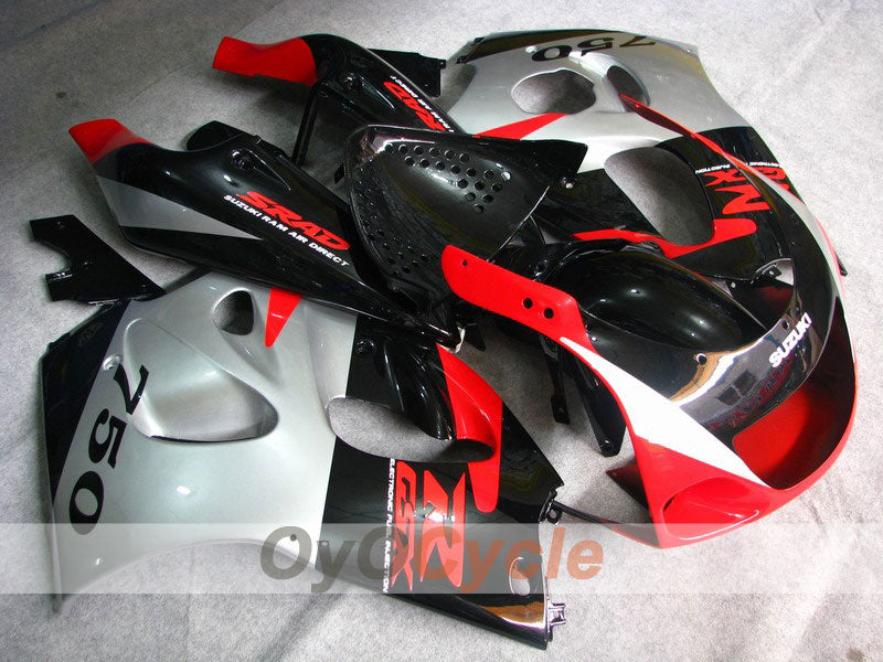 Kit de carénage pour Suzuki GSXR750 96-99 - Rouge, noir - Style d’origine #OYO87903011 Image principale du produit
