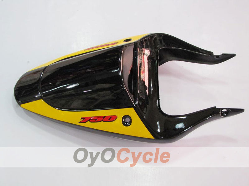 Kit de carénage à injection pour GSX R750 00-03 - Jaune, Argent - Style d'usine #OYO87901065 Image secondaire du produit