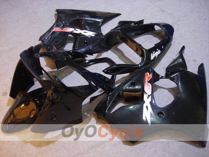 Kit de carénage à injection pour NINJA ZX-6R 00-02 - Noir - Style d'usine #OYO87901698