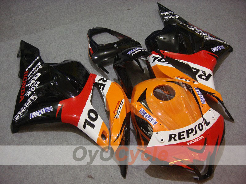 Kit de carénage à injection pour CBR600RR 09-12 - Orange, Noir - Repsol #OYO87900458 Image principale du produit