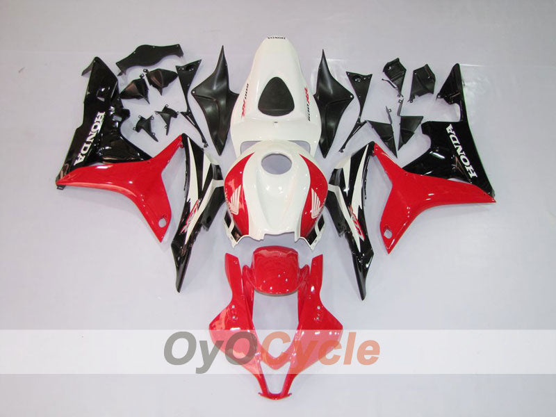 Kit de carénage à injection pour CBR600RR 07-08 - Rouge, Noir - Style d'origine #OYO87900384