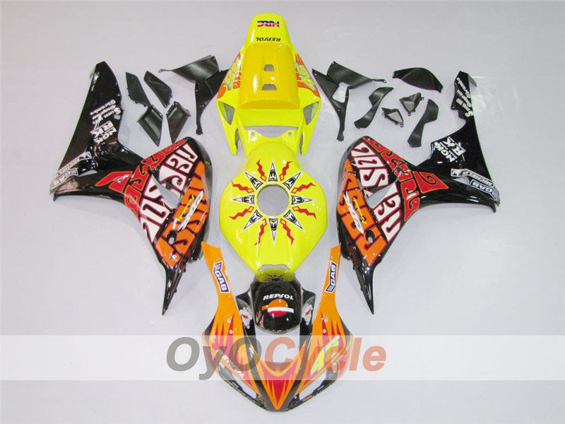 Kit de carénage à injection pour CBR1000RR 06-07 - Jaune, Noir - Rossi #OYO87900639 Image principale du produit
