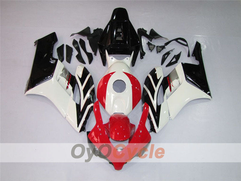 Kit de carénage injecté pour CBR1000RR 04-05 - Rouge, blanc - Style usine #OYO87900515