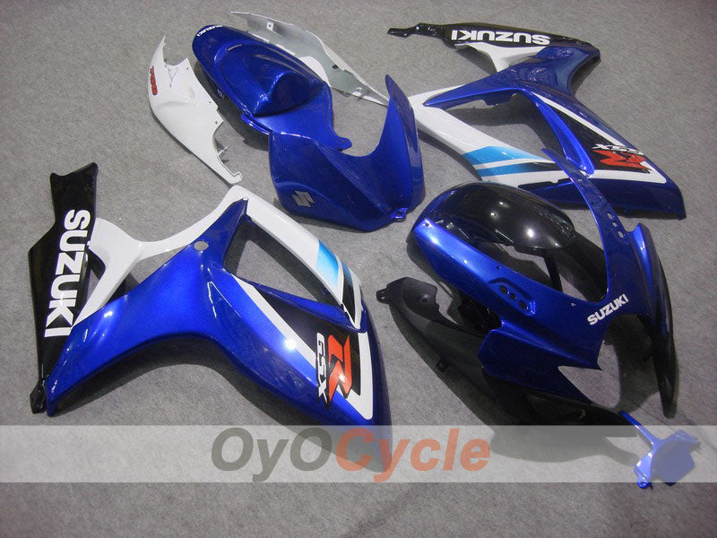 Kit de carénage à injection pour GSX R750 06-07 - Bleu, blanc - Style d'origine #OYO87901331 Image principale du produit