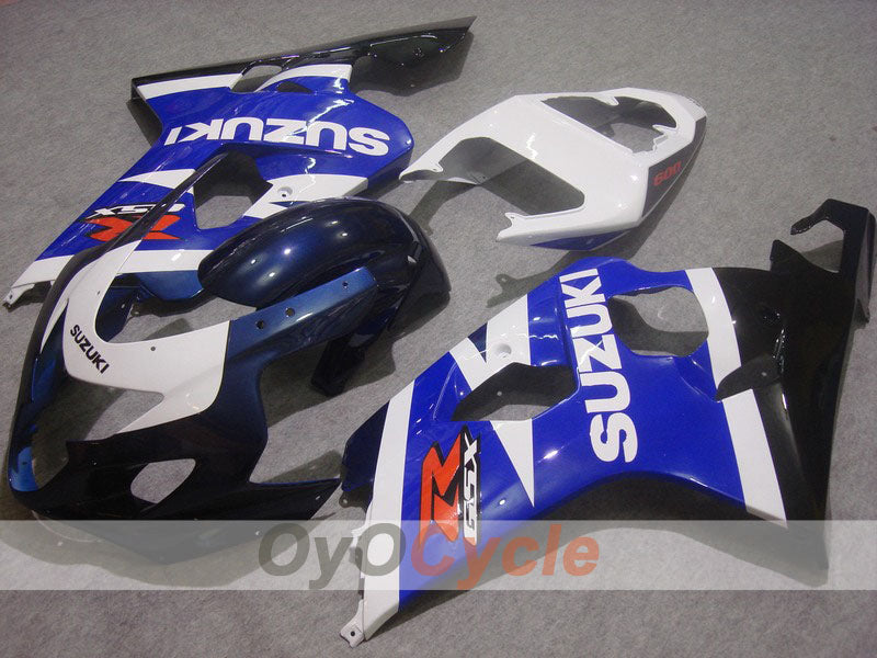 Kit de carénage à injection pour GSXR600 04-05 - Bleu, Blanc - Style d'origine #OYO87901364 Image principale du produit