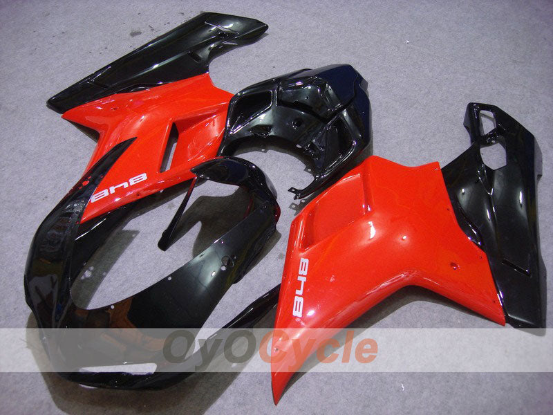 Kit de carénage injecté pour Ducati 848 08-13 - Rouge, noir - Style d'usine #OYO87902204 Image principale du produit