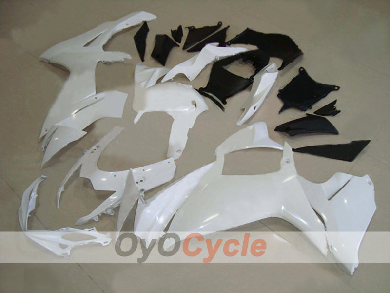 Kit de carénage injecté pour GSX R600 11-26 - Blanc, Noir - Style usine #OYO87903228