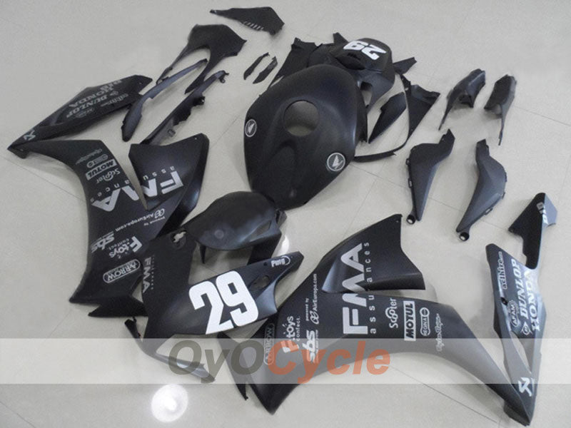 Kit de carénage à injection pour CBR1000RR 12-16 - Noir, mat - DUNLOP, MOTUL #OYO87903330