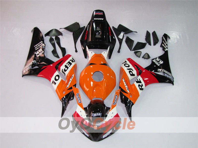 Kit de carénage à injection pour CBR1000RR 06-07 - Orange, Noir - Repsol #OYO87900637 Image principale du produit