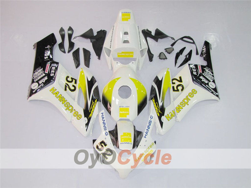 Kit de carénage à injection pour CBR1000RR 06-07 - Blanc, Noir - HANN Spree #OYO87900606