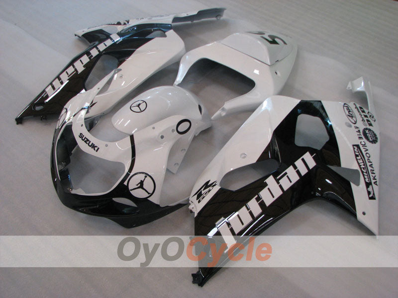 Kit de carénage à injection pour GSX R1000 00-02 - Blanc - MICHELIN #OYO87905201 Image principale du produit