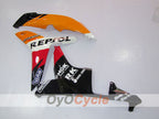 Kit de carénage injecté pour CBR600RR 07-08 - Orange, Noir - Repsol #OYO87900425