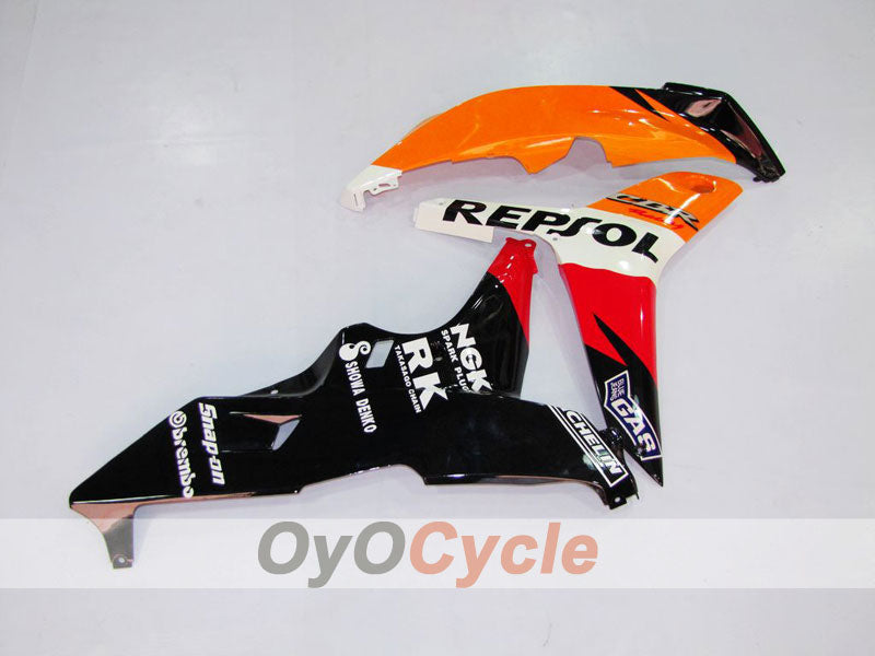 Kit de carénage injecté pour CBR600RR 07-08 - Orange, Noir - Repsol #OYO87900425
