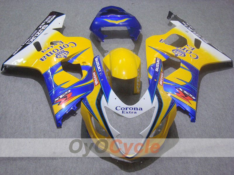 Kit de carénage à injection pour GSXR600 04-05 - Jaune, bleu - Corona, MOTUL #OYO87901162 Image principale du produit