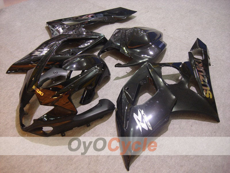 Kit de carénage injecté pour GSX R1000 05-06 - Noir - Style d'usine #OYO87902021