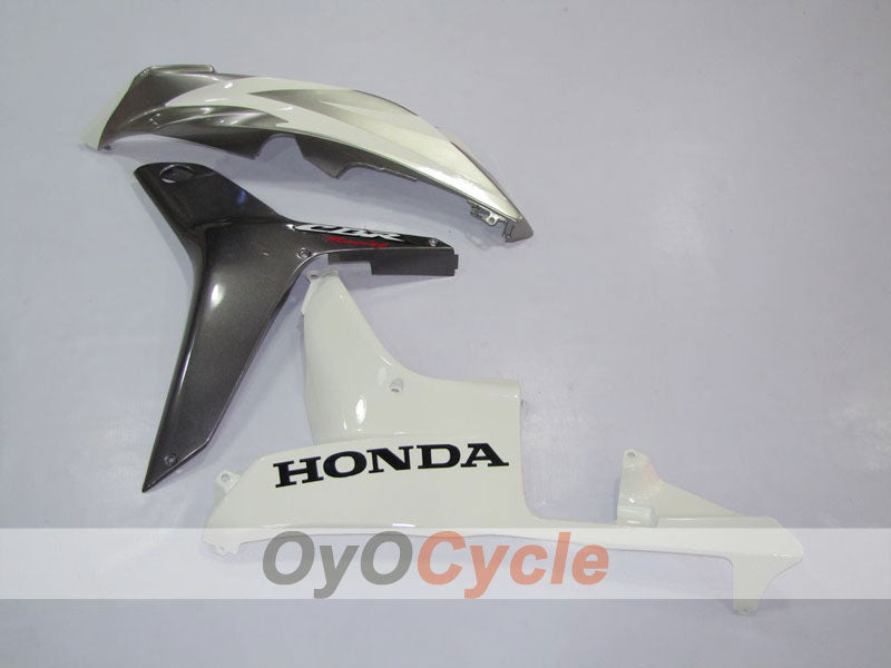 Kit de carénage à injection pour CBR600RR 07-08 - Blanc, Argent - Style d'origine #OYO87900382
