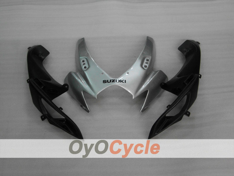 Kit de carénage à injection pour GSX R600 06-07 - Blanc, Argent - Style d'origine #OYO87901523